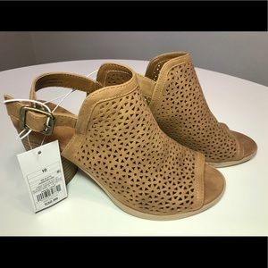 Universal Thread peep-toe bootie sandals